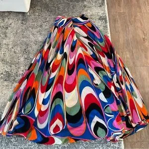 Emilio Pucci | Skirts | Pucci Multicolor Long Flowy